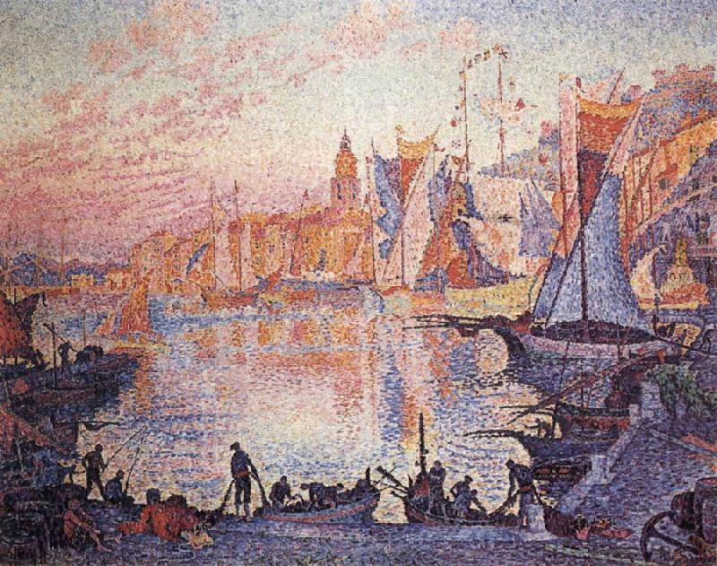 Paul Signac The Port of Saint-Tropez China oil painting art